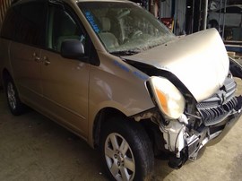 2005 TOYOTA SIENNA, GOLD, LE MODEL, 3.3L, AT FWD,  Z26288